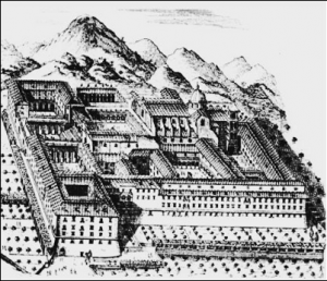 Monte Cassino was built by Benedict and his followers in 529. The Benedictine Order was the first true order of monks, and it still exists today. Reproduced by permission of the Corbis Corporation.