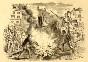 로마 가톨릭에 의해 산채로 화형(火刑) 당한 존 후스, 1415년