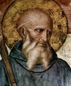 Benedict of Nursia(480-543) is honoured by the Catholic Church and the Anglican Church as the patron saint of Europe and students.